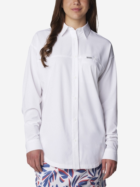 Рубашка с длинным рукавом женская Columbia Boundless Trek™ Layering LS (2073061CLB-100) 2073061CLB-100 фото