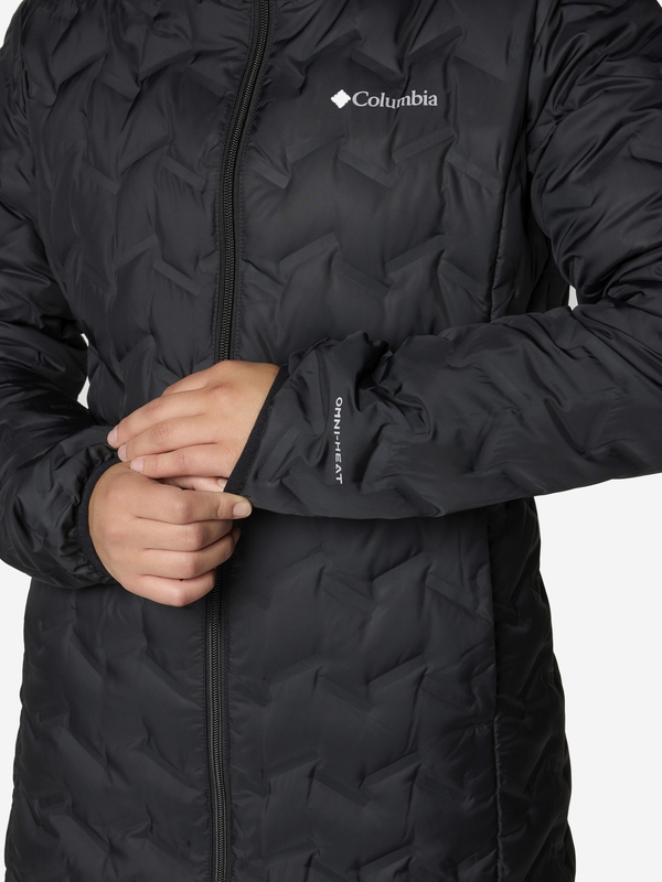 Пуховик жіночий Columbia Delta Ridge™ II Long Down Jacket (2088211CLB-010) 2088211CLB-010 фото