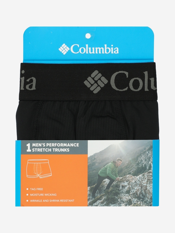 Труси чоловічі Columbia Short Boxer, 1 штука (RCU3010CLB-BLK) RCU3010CLB-BLK фото